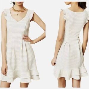 ANTHROPOLOGIE SUNLAND RUFFLED DRESS BY MAEVE